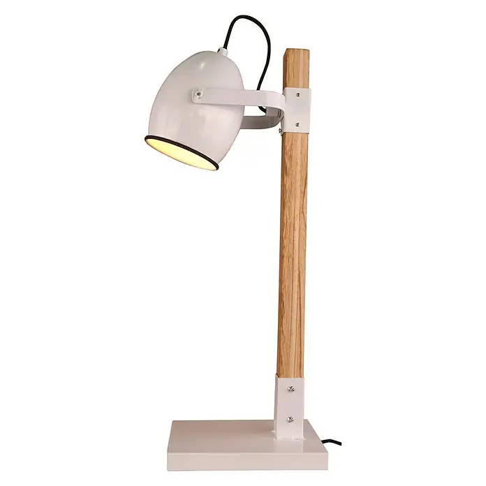Tischleuchte - 40 W, Holz, E27 - Vorderansicht
