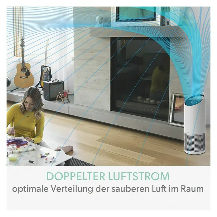Leitz TruSens Luftreiniger Z-2000 - Raumgröße: 0 m² - 35 m², SensorPod Luftqualitätsmesser