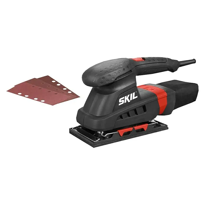 Skil Schwingschleifer 7347 AA - 160 W, Schwingzahl: 24.000 U/min, Schleiffläche: 92 x 185 mm - Linke Seitenansicht
