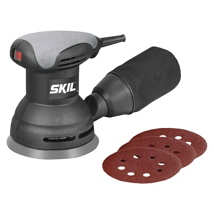 Skil Ekscentrična brusilica - Priključna snaga: 280 W, Promjer brusnog tanjura: 125 mm - Pogled s lijeve strane