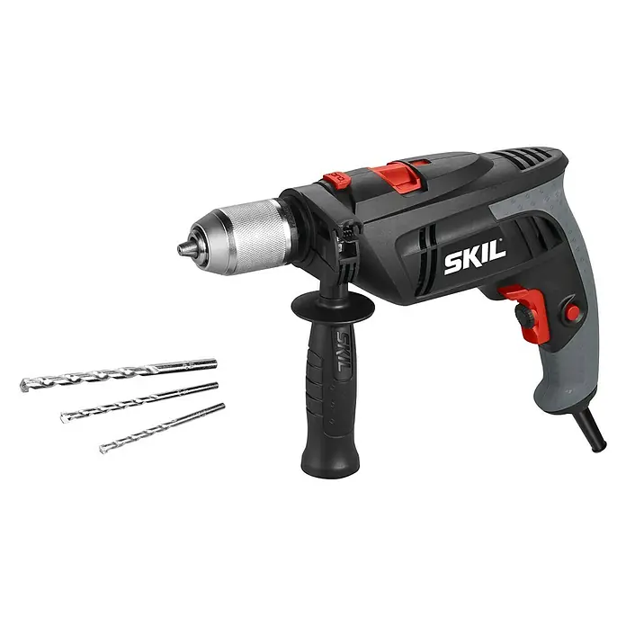 Skil Schlagbohrmaschine 6398 AA - 1.000 W, Leerlaufdrehzahl: 0 U/min - 3.000 U/min, Schlagzahl: 0 U/min - 48.000 U/min - Linke Seitenansicht
