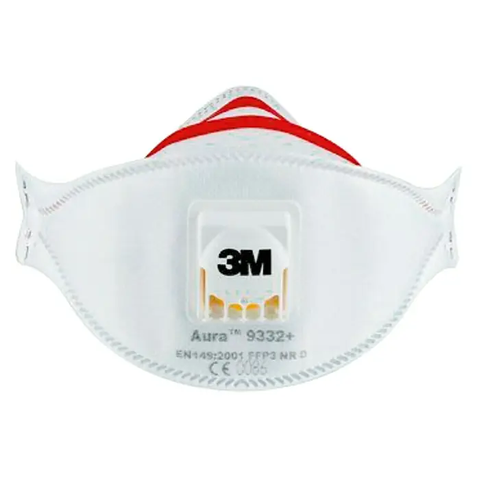 3M Aura Atemschutzmaske 9332 - Filterklasse: FFP3, 2 Stk.