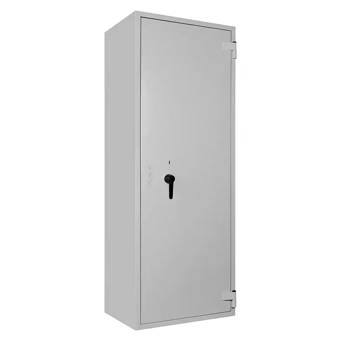 Format Stahlbüroschrank SB Pro 50 - Doppelbart-Hochsicherheitsschloss, L x B x H: 550 x 700 x 1.900 mm - Vorderansicht