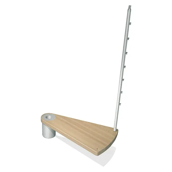 Fontanot Escalón Kloe D160 Gris/Claro - Modelo: En espiral a izquierda y derecha