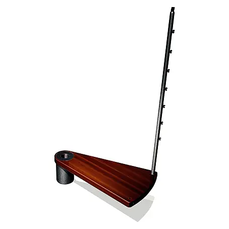 Fontanot  Escalón Kloe D140 Negro/Oscuro