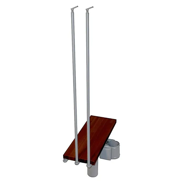 Fontanot Escalón Kompact 74 Gris - Modelo: Recto