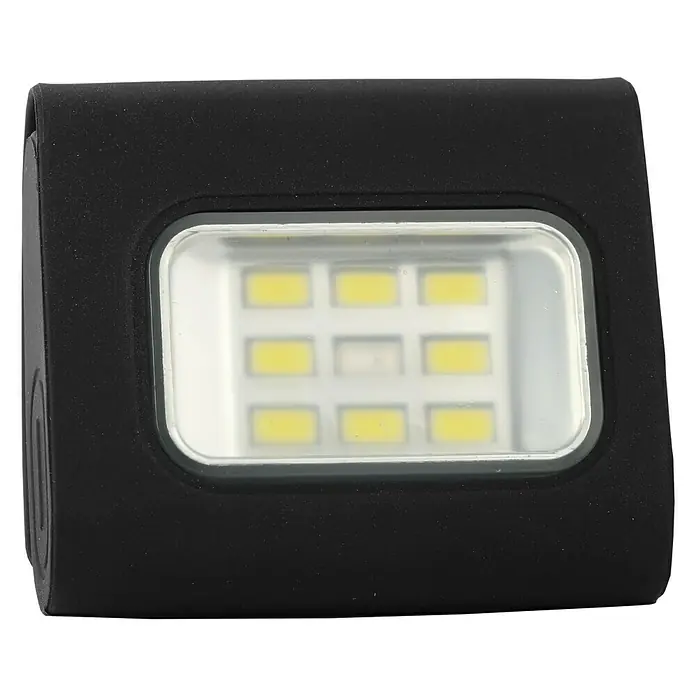 BAUHAUS LED vanjska prijenosna svjetiljka - 1,8 W, Na akumulatorski pogon, Crno-crvene boje - Pogled sprijeda