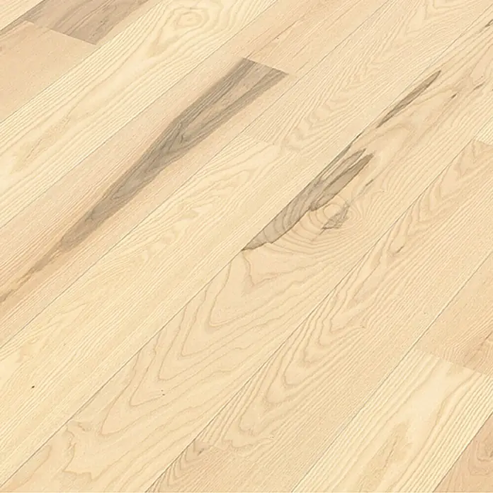 Living by Haro Fertigparkett Esche Weiß Geölt - 1.085 x 180 x 12 mm, Landhausdiele - Linke Seitenansicht