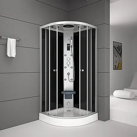 Cabina de ducha de vapor Vitamine Black Hammam
