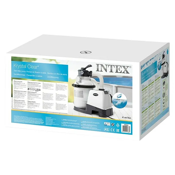 Intex Sandfilteranlage GPH - Filterleistung: 4 m³/h, Passend für: Pools bis 18.000 l
