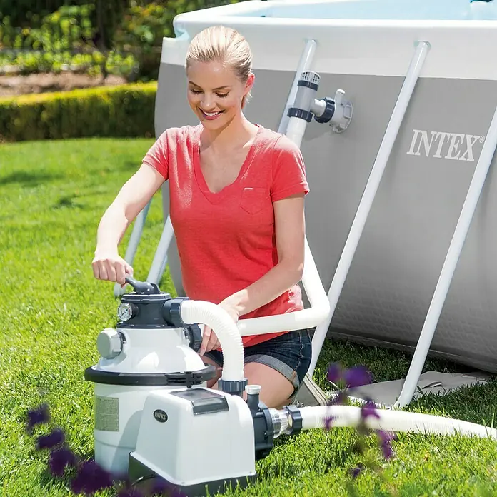 Intex Pješčani filter - Snaga filtriranja: 6 m³/h, Namijenjeno za: Bazene do 36 000 l