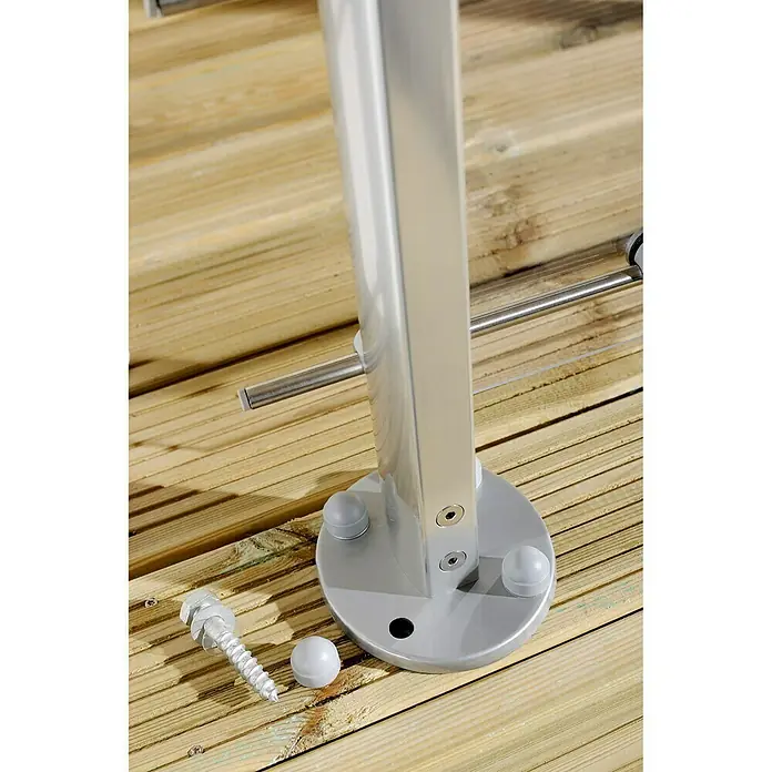 Tornillo autorroscante Gris suelo de madera - 10 x 70 mm, Acero