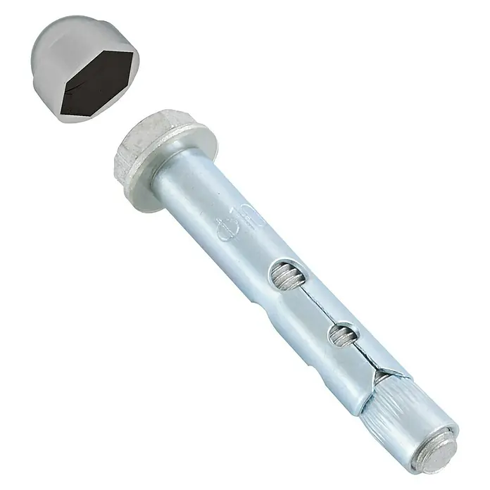 Tornillo autorroscante Gris suelo de hormigón - 10 x 70 mm, Acero