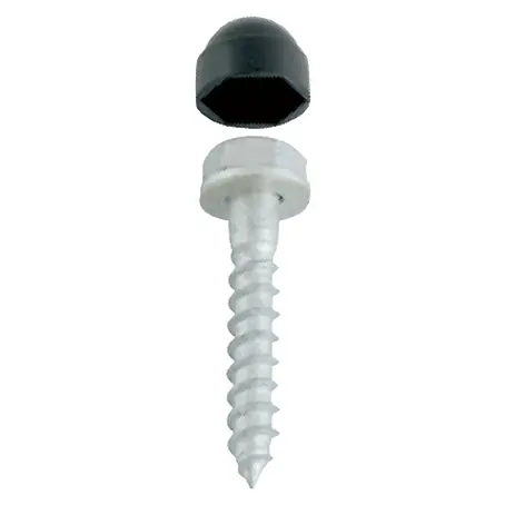 Tornillo autorroscante Negro suelo de madera