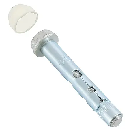 Tornillo autorroscante Blanco suelo de hormigón