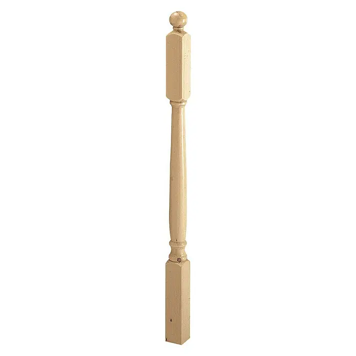 Poste de barandilla de escalera Tour - 120 cm x 70 mm x 70 mm, Natural