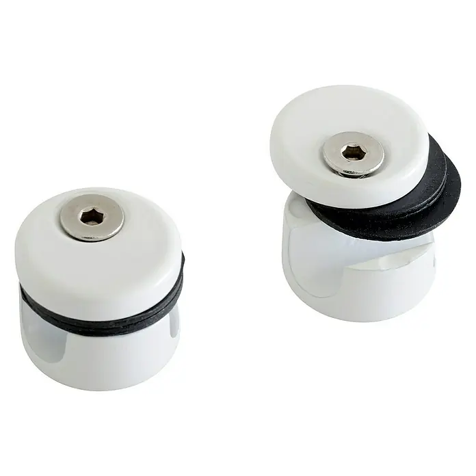 Soporte de panel protector Blanco - Barandilla