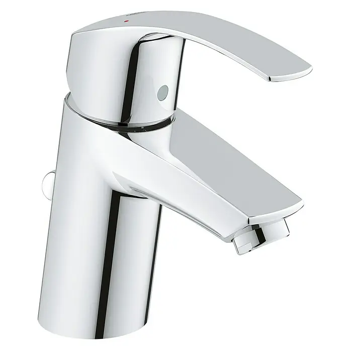 Grohe Eurosmart Slavina za umivaonik S-Size - S poteznom šipkom - Pogled s desne strane
