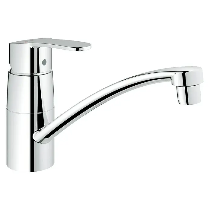 Grohe Eurostyle Cosmopolitan Spültischarmatur - Niederdruck, Chrom, Glänzend, Auslauf schwenkbar - Rechte Seitenansicht