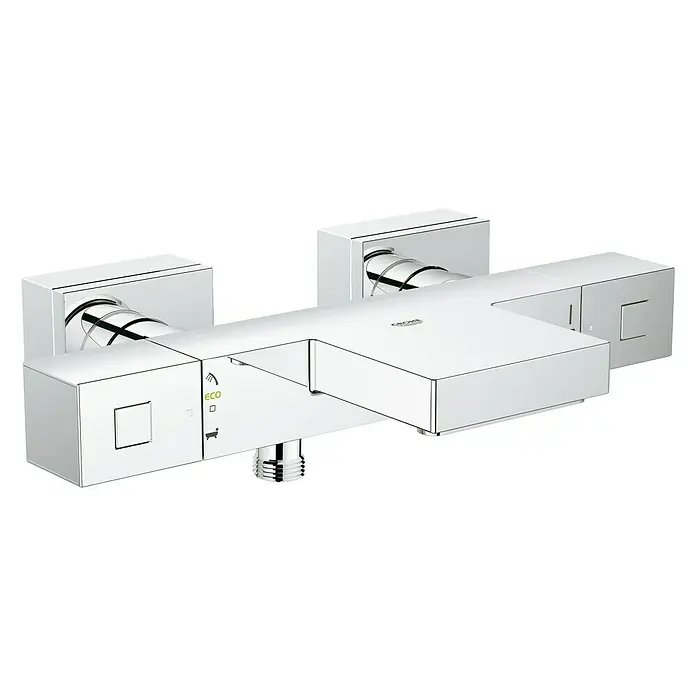 Grohe Grohtherm Cube Wannenthermostat - Chrom, Glänzend - Rechte Seitenansicht
