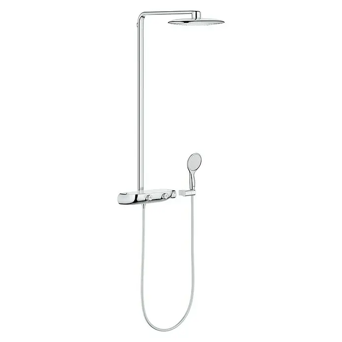 Grohe Duschsystem Rainshower SmartControl 360 Mono - Mit Thermostatarmatur, Lochabstand: 100,6 cm, Anzahl Strahlarten: 5 Stk., Chrom - Rechte Seitenansicht
