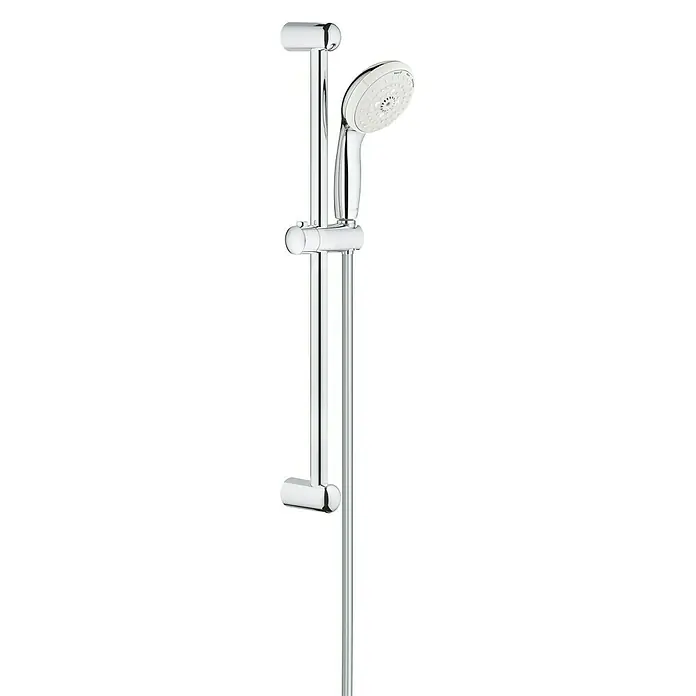 Grohe Brausegarnitur Tempesta 100 3 - Lochabstand: 62 cm, Art Strahl: Rain, Rain O², Massagestrahl, Chrom, Anzahl Strahlarten: 3 Stk. - Rechte Seitenansicht