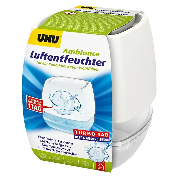 UHU Luftentfeuchter Ambiance - Weiß, 100 g - Vorderansicht
