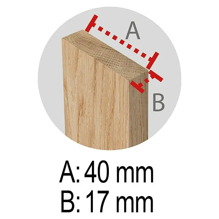 Astigarraga Holzklappbock Standard - Tragkraft: 400 kg bei 2 Holzböcken, Höhe: 74 cm, Kiefer - Vorderansicht