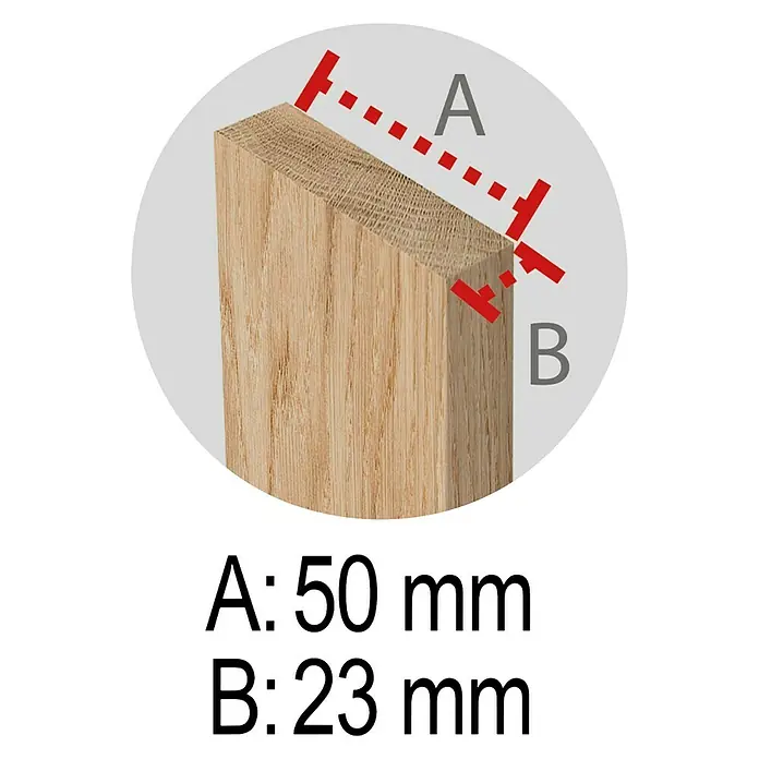 Astigarraga Holzklappbock Professionell - Tragkraft: 600 kg bei 2 Holzböcken, Höhe: 75,5 cm, Kiefer - Vorderansicht