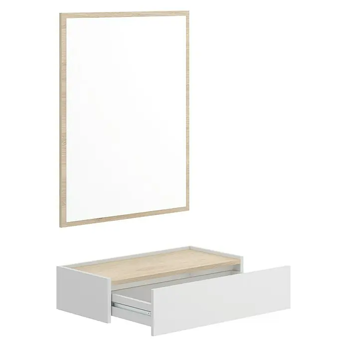 Mueble para recibidor Ott - L x An x Al: 33 x 63 x 96 cm, Tablero de aglomerado