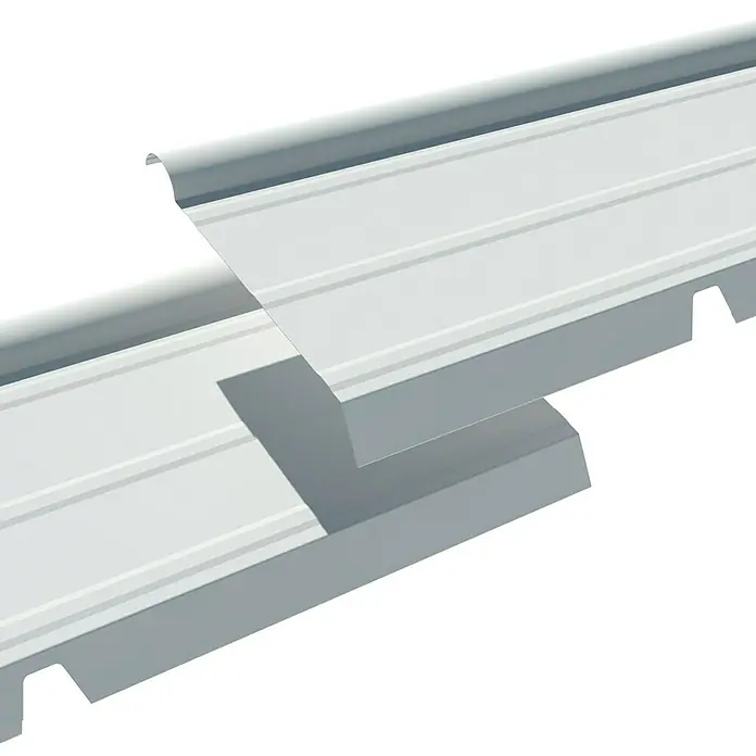 Isopan Cumbrera de placa Isotego - Blanco, Largo: 4 m