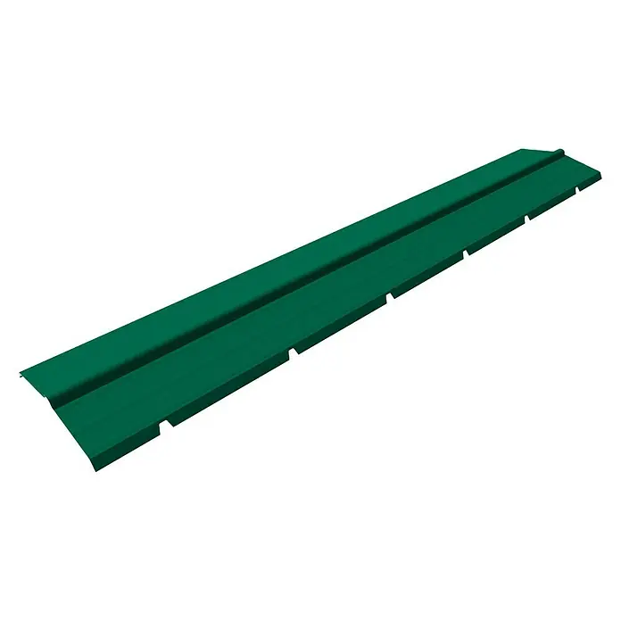 Isopan Cumbrera de placa Isotego - Verde, Largo: 4 m