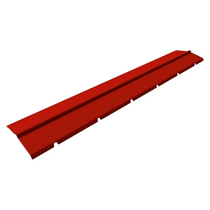 Isopan Cumbrera de placa Isotego - Rojo, Largo: 4 m