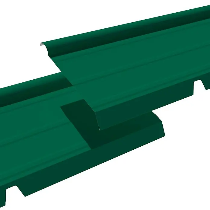 Isopan Cumbrera de placa Isotego - Verde, Largo: 4 m