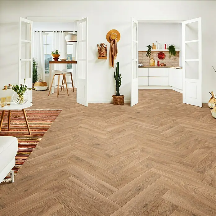 LOGOCLIC Vinto Laminat Everlasting 360 ° - 628 x 157 x 10 mm, Rustikalni pod - Živopisni prikaz