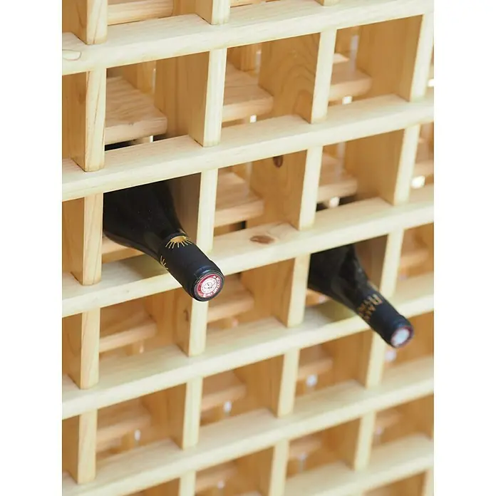 Astigarraga Weinregal - L x B x H: 75 x 22 x 75 cm, Anzahl Flaschen: 36 Stk. - Rechte Seitenansicht