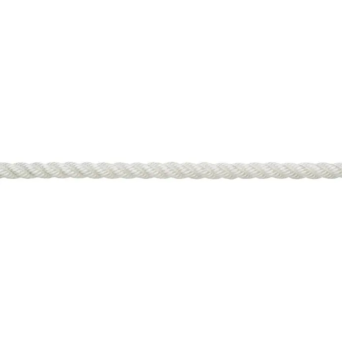 Robline Pričvrsno uže u na metre Rapallo - 10 mm, Poliester, Bijele boje - Pogled sprijeda