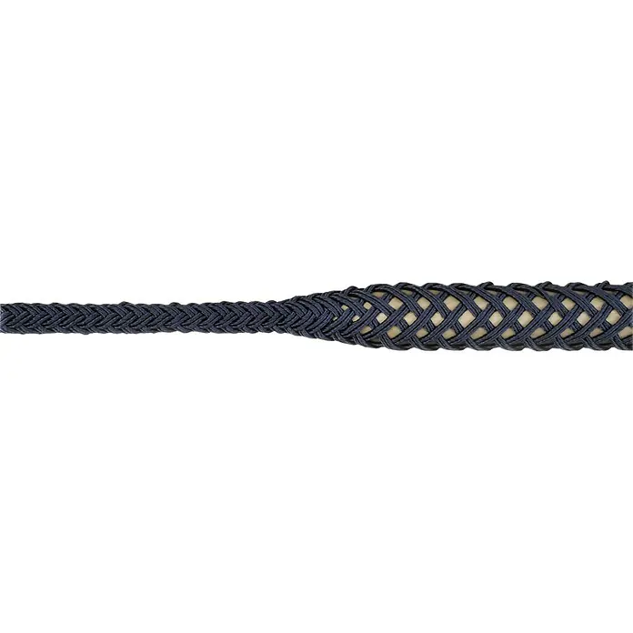 Robline Privezna vrv [SI] Miami - 12 mm, 6 m, Poliester, Modre barve - Pogled od spredaj