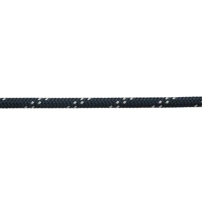 Robline Schot Meterware Globe 5000 MK2 - Durchmesser: 8 mm, Navy-Blau/Silber, Polyester - Vorderansicht