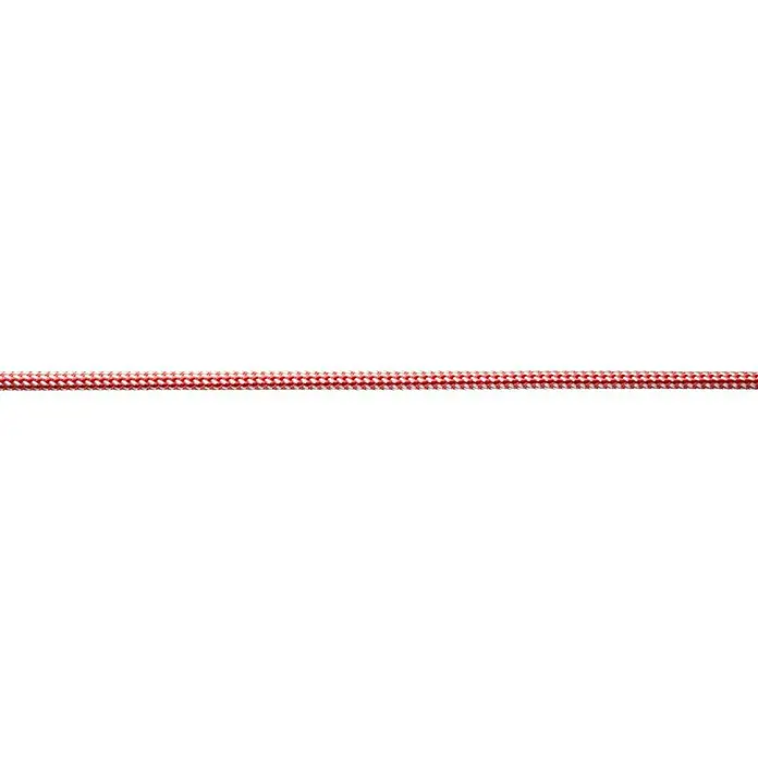 Robline Uže po metraži Dinghy Control - 6 mm, Bijelo-crvene boje, Poliester - Pogled sprijeda