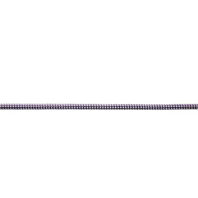 Robline Uže po metraži Dinghy Control - 6 mm, Bijelo-ljubičaste boje, Poliester - Pogled sprijeda