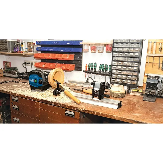 Scheppach Tokarilica DM 600 Vario - 550 W, Širina vrha: 600 mm