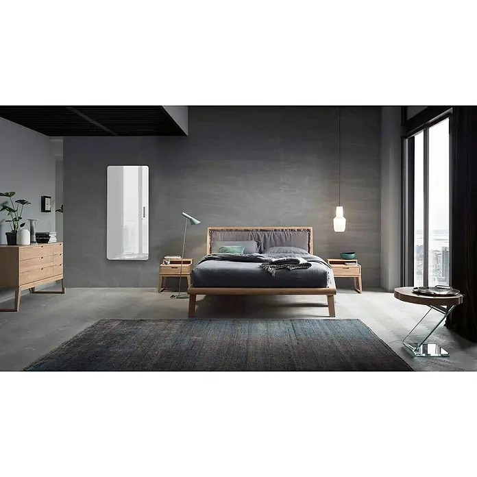 Sanotechnik Elektro-Badheizkörper Rom - B x H: 60 x 152 cm, 1.500 W, Heizstab, Weiß