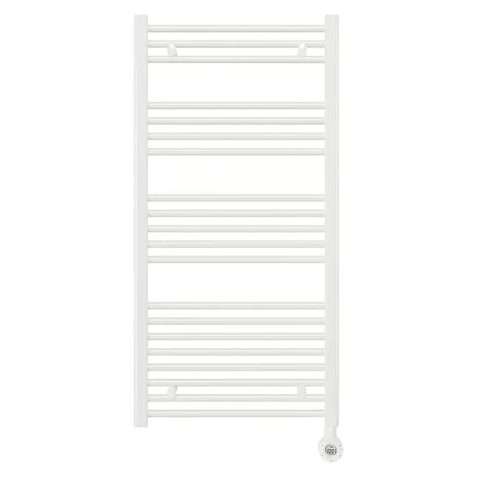 Sanotechnik Elektro-Badheizkörper Bari - B x H: 60 x 120 cm, 600 W, Weiß, Display-Hintergrundbeleuchtung