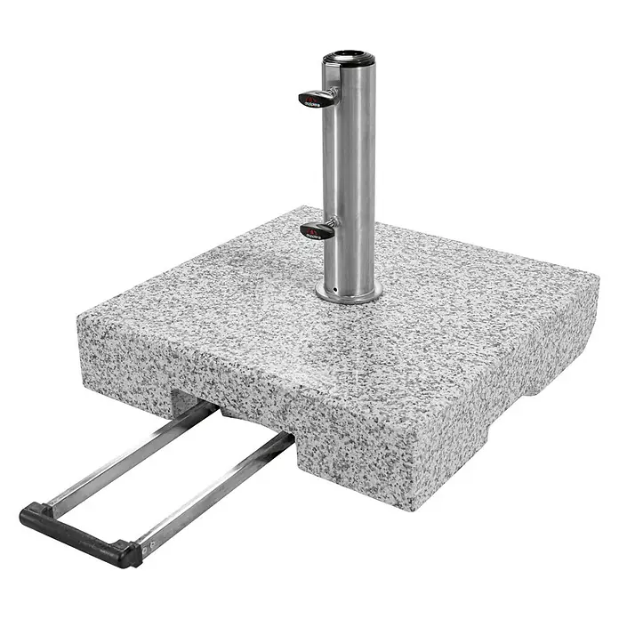 Doppler Active Granitschirmständer Trolley - 69,5 kg, 50 x 50 cm