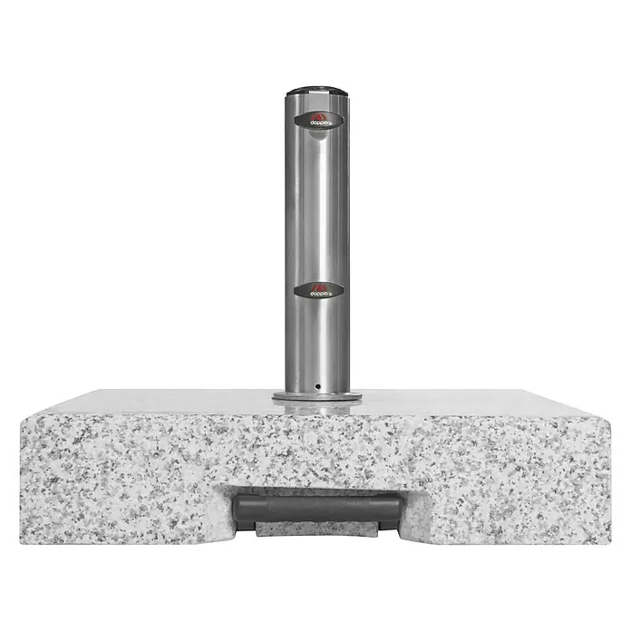 Doppler Active Granitschirmständer Trolley - 69,5 kg, 50 x 50 cm