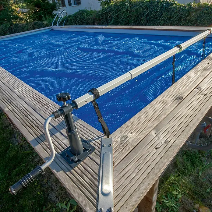 Gre Enrollador de lona - Específico para: Piscinas de hasta 5,80 m de ancho
