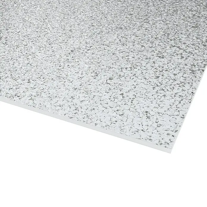 Dekorativna ploča od polistirola Owocor - 50 cm x 100 cm x 2,5 mm, Kristal leda, Prozirno, Polistirol - Detaljan prikaz