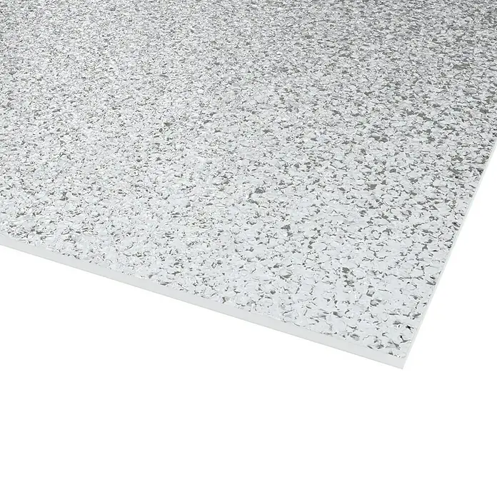 Dekorativna ploča od polistirola Owocor - 50 cm x 100 cm x 5 mm, Kristal leda, Prozirno, Polistirol - Detaljan prikaz