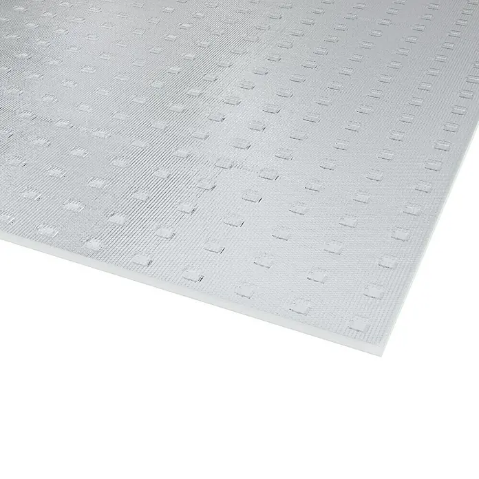 Dekorativna ploča od polistirola Owocor - 50 cm x 100 cm x 2,5 mm, Carree, Prozirno, Polistirol - Detaljan prikaz